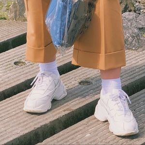 Womens White Chunky Sneaker Jeffery Campbell